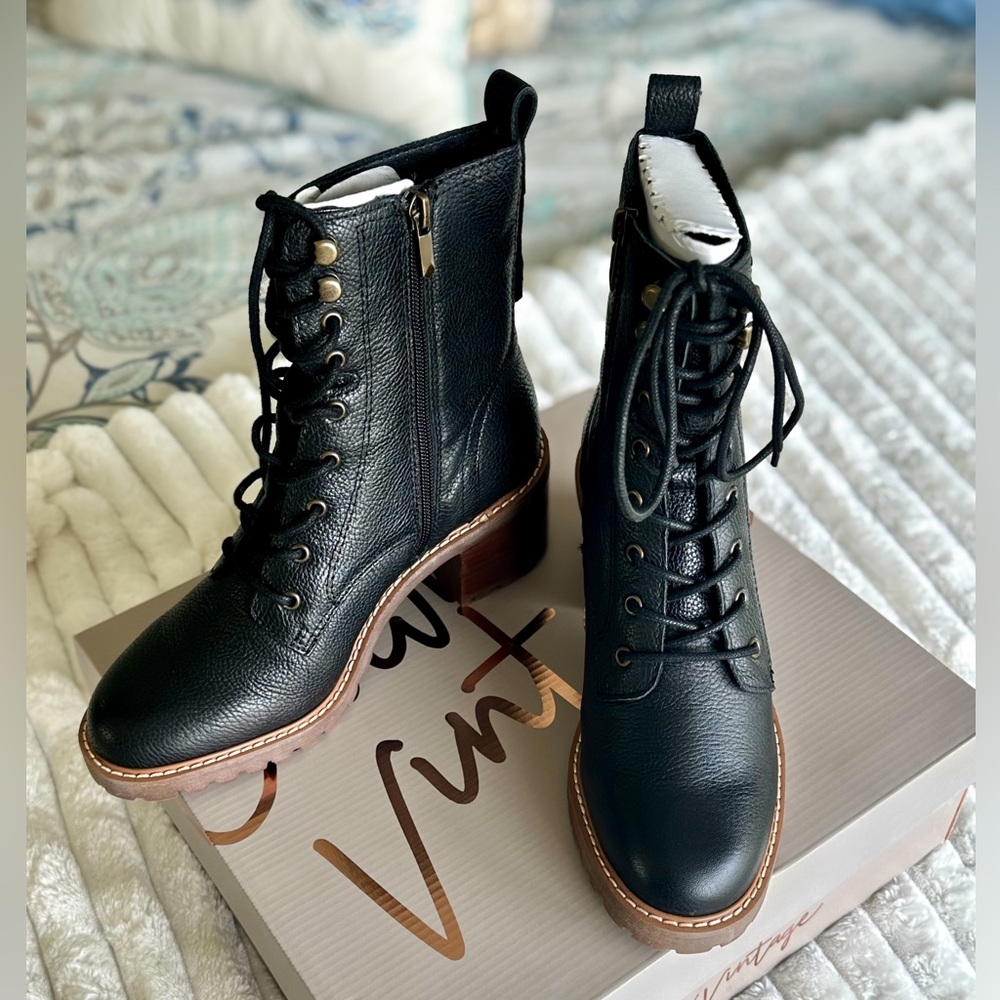🔥NEW WITH TAGS - REAL LEATHER Boots 🥾